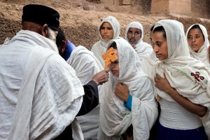pellegrini a Lalibela